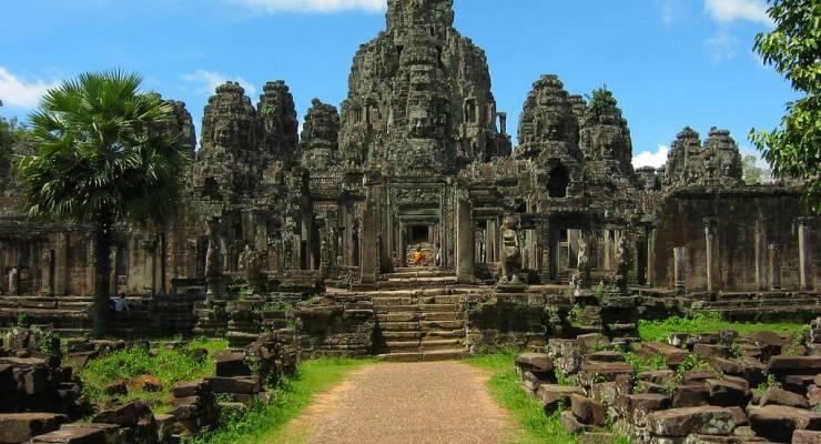 カンボジア アンコール トムの中心寺院 バイヨンのルートをご案内 Taptrip