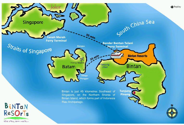 ビンタン島でリゾート満喫！シンガポールからのアクセスも良し！