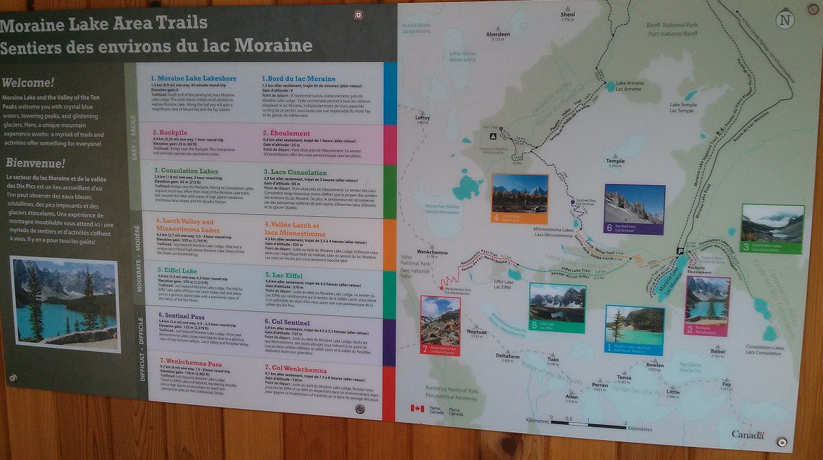 カナダ・ロッキー山脈モレーン湖を200％楽しむ！見どころ、グルメ、ホテル情報を総まとめ