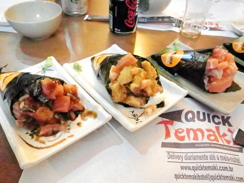 ブラジルで手巻き寿司を食べるなら「クイックテマキ」へ行こう！ボリューム満点、恐るべし手巻きたち