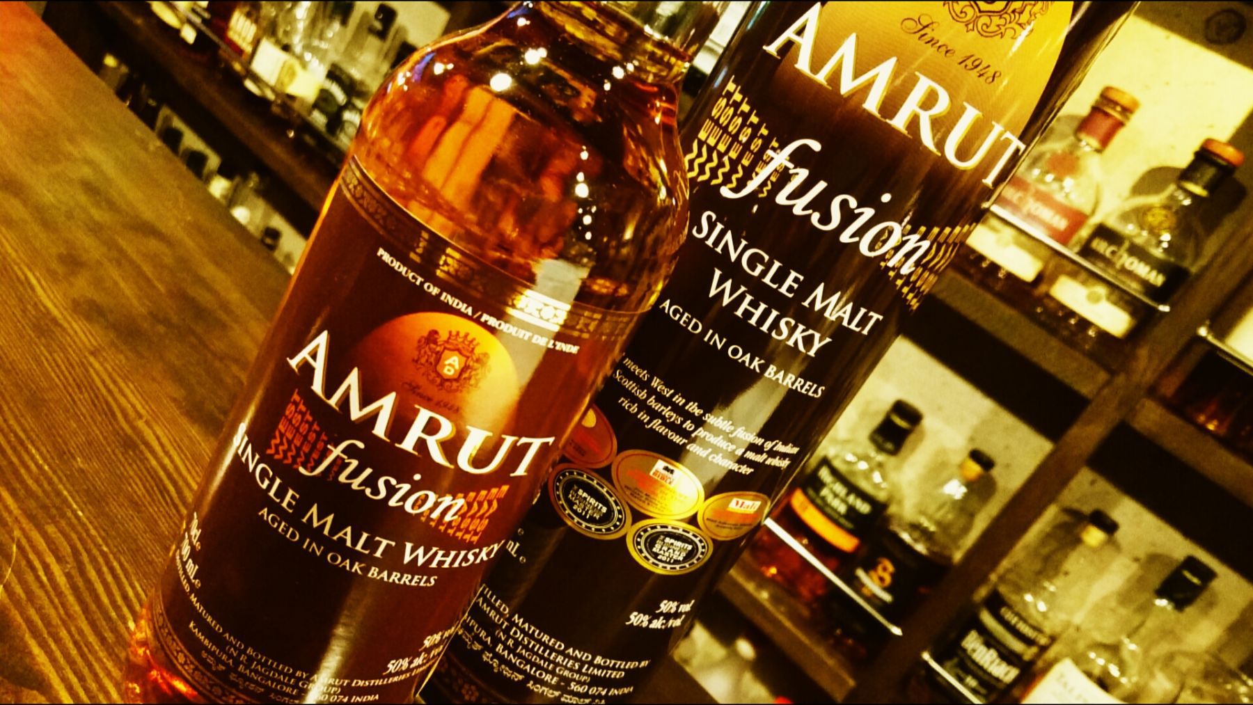 インドのおいしいウイスキー！アムルット・フュージョンと世界初のアムルット・ナーランジ