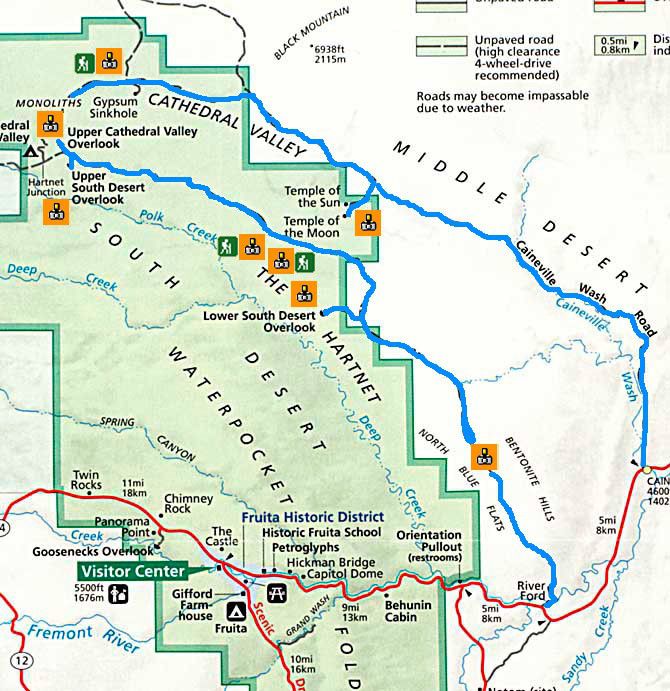 アメリカ・キャピトルリーフ国立公園カテドラルバレーの絶景！グランドサークル旅行のコースにおすすめ