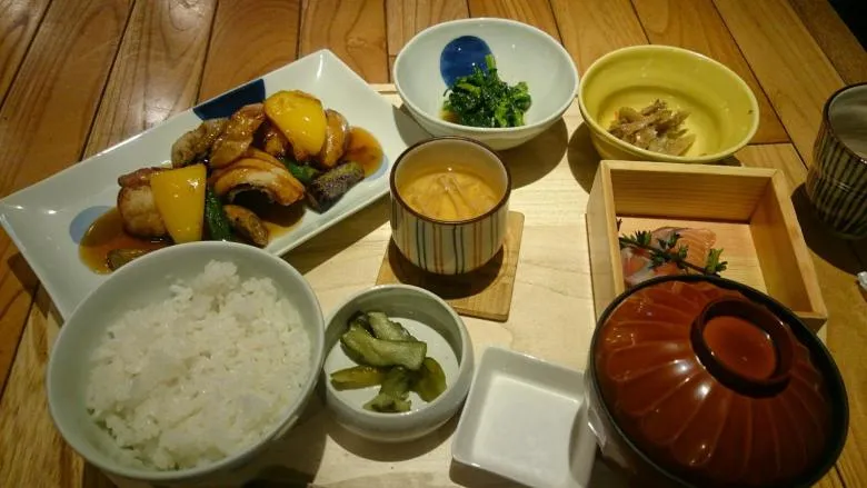 太刀魚と野菜の黒酢あん