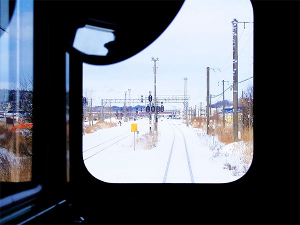 北海道・旧夕張線ローカル列車冬の旅！大自然にリフレッシュ！