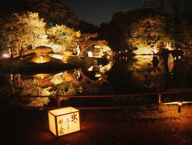 滋賀・琵琶湖近郊の玄宮園で絶景を！ライトアップされた夜景に釘づけ必至