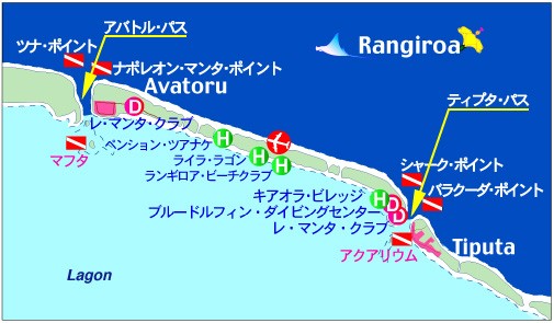 【タヒチ】ダイバー憧れの海ランギロアのダイビングスポットガイド！