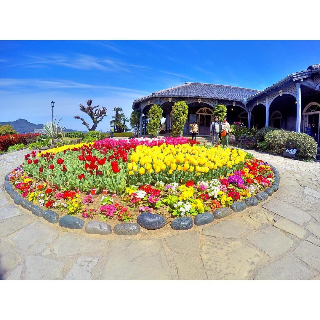長崎・グラバー園で必見観光スポットまとめ！可愛らしい花々を眺めながらロマンチックレトロ旅