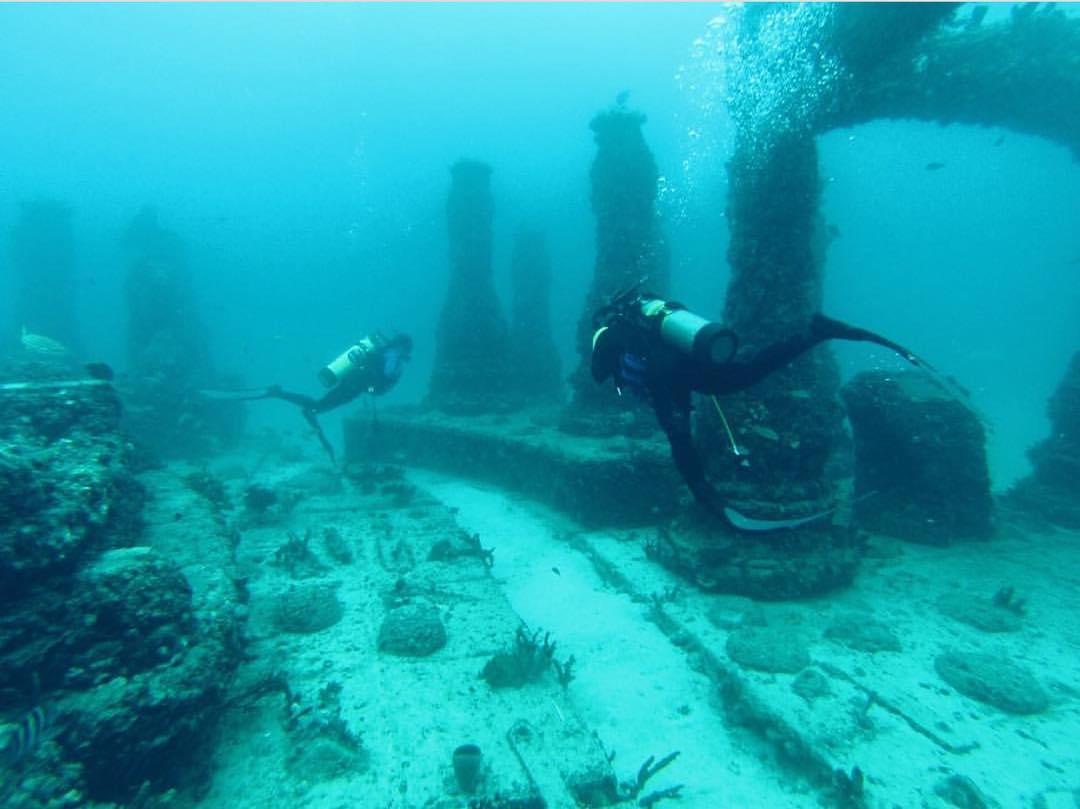 【マイアミ】ネプチューンメモリアルリーフ！海底に沈む古代都市遺跡！？