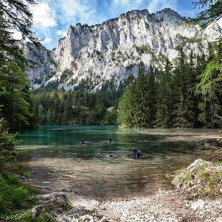 オーストリアに存在する幻の湖、グリーンレイク！どうして水の中に森林が広がっているの!?