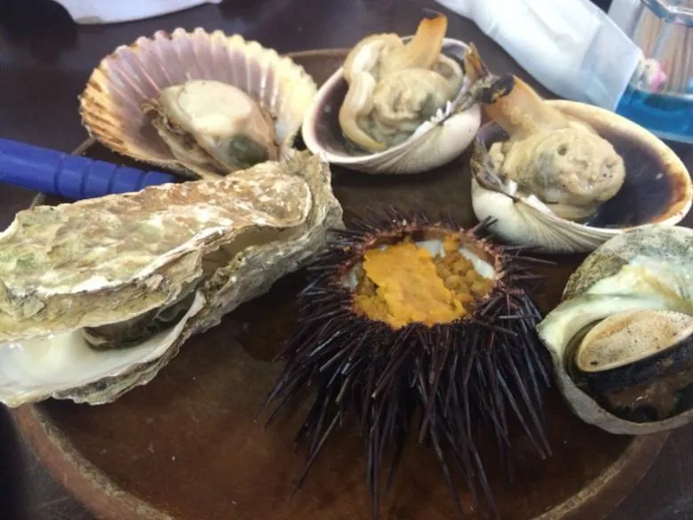 人気の「貝焼セット」
