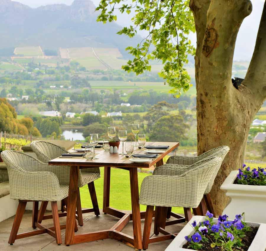 南アフリカのワインの産地ワインランドでおすすめのレストラン
